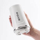 13 oz Edelstahl-Kaffeebecher, doppelwandiger vakuumisolierter Trinkbecher mit Deckel, tragbarer Reisebecher, bruchsicher und auslaufsicher, Outdoor-Thermobecher für heiße und kalte Getränke